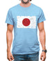 Japan Grunge Style Flag Mens T-Shirt