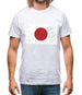Japan Grunge Style Flag Mens T-Shirt