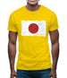 Japan Grunge Style Flag Mens T-Shirt