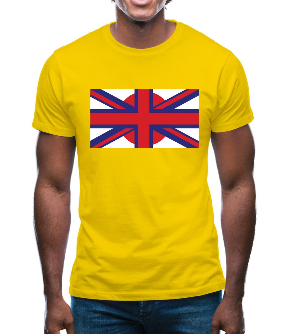 Japanese Union Jack Flag Mens T-Shirt