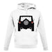 Jw Black Rear unisex hoodie