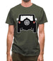 Jw Black Rear Mens T-Shirt