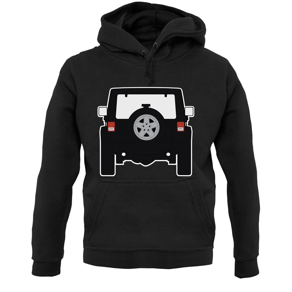 Jw Black Rear Unisex Hoodie