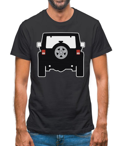 Jw Black Rear Mens T-Shirt