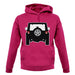 Jw Black Rear unisex hoodie