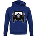 Jw Black Rear unisex hoodie