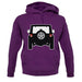 Jw Black Rear unisex hoodie