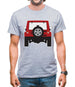 Jw Rear Red Mens T-Shirt