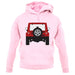 Jw Rear Red unisex hoodie