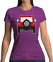 Jw Rear Red Womens T-Shirt