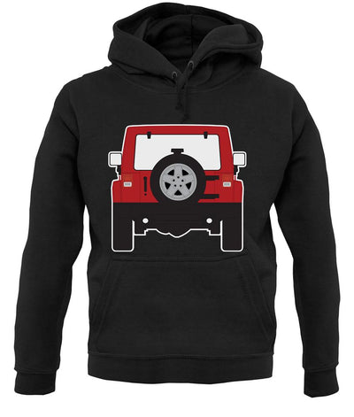 Jw Rear Red unisex hoodie