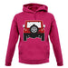 Jw Rear Red unisex hoodie