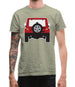 Jw Rear Red Mens T-Shirt