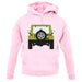 Jw Rear Hyper Green unisex hoodie