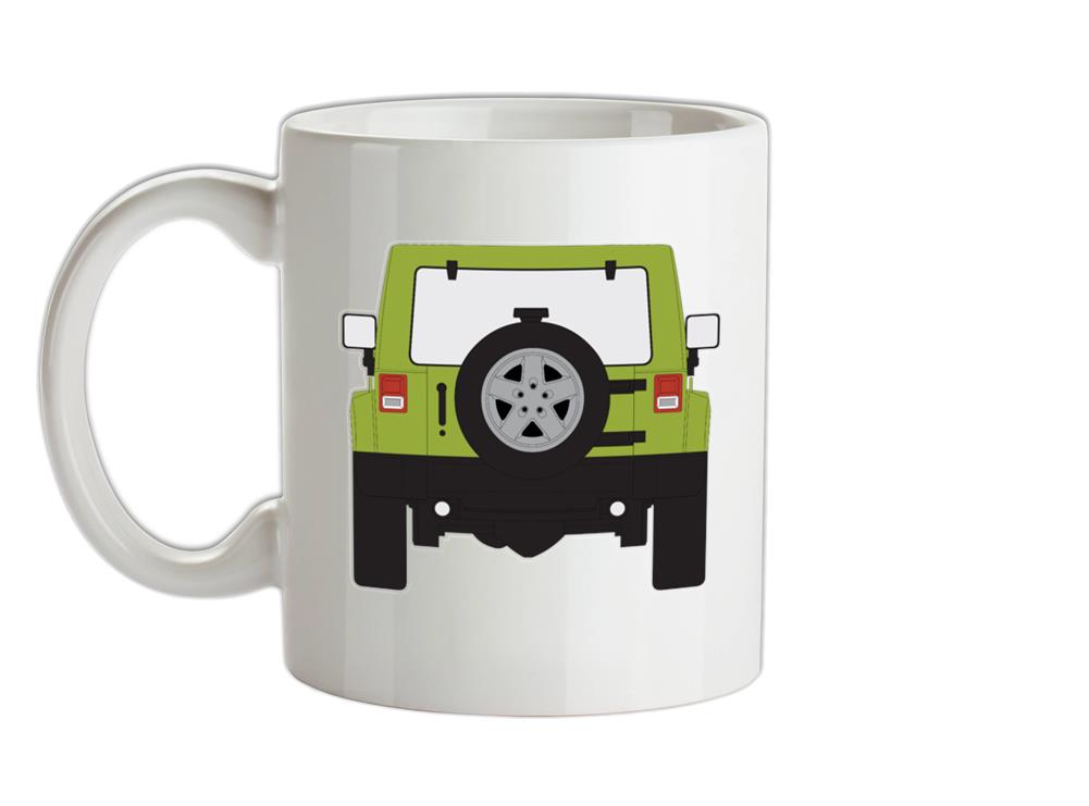 JW Rear Hyper Green Ceramic Mug
