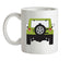 JW Rear Hyper Green Ceramic Mug