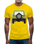 Jw Rear Hyper Green Mens T-Shirt