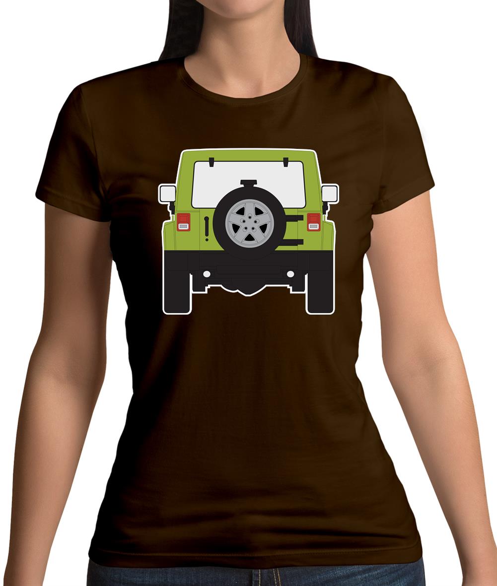 Jw Rear Hyper Green Womens T-Shirt