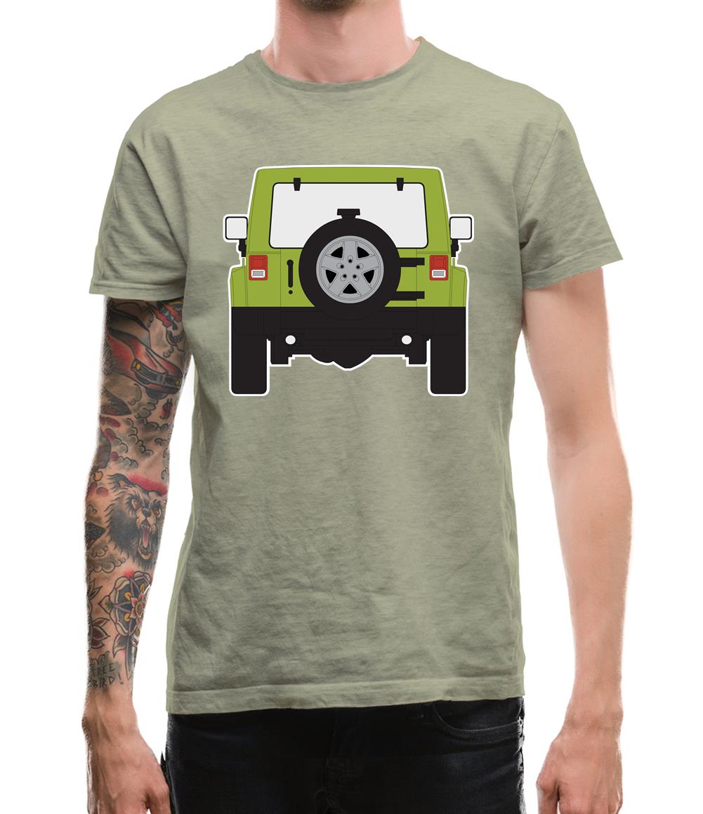 Jw Rear Hyper Green Mens T-Shirt