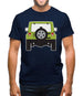 Jw Rear Hyper Green Mens T-Shirt