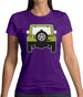 Jw Rear Hyper Green Womens T-Shirt