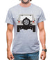 Jw Rear Hyper Grey Stone Mens T-Shirt