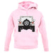 Jw Rear Hyper Grey Stone unisex hoodie