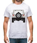 Jw Rear Hyper Grey Stone Mens T-Shirt