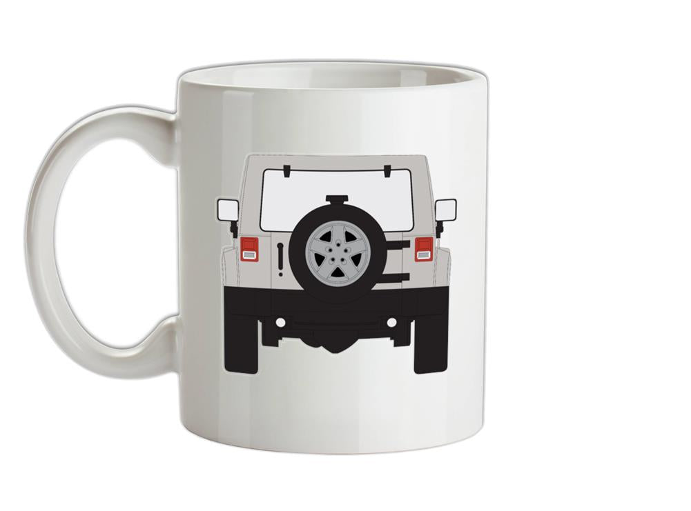 JW Rear Hyper Grey Stone Ceramic Mug