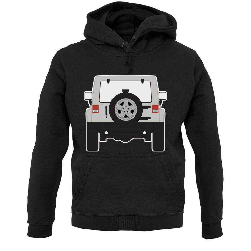 Jw Rear Hyper Grey Stone Unisex Hoodie
