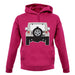Jw Rear Hyper Grey Stone unisex hoodie