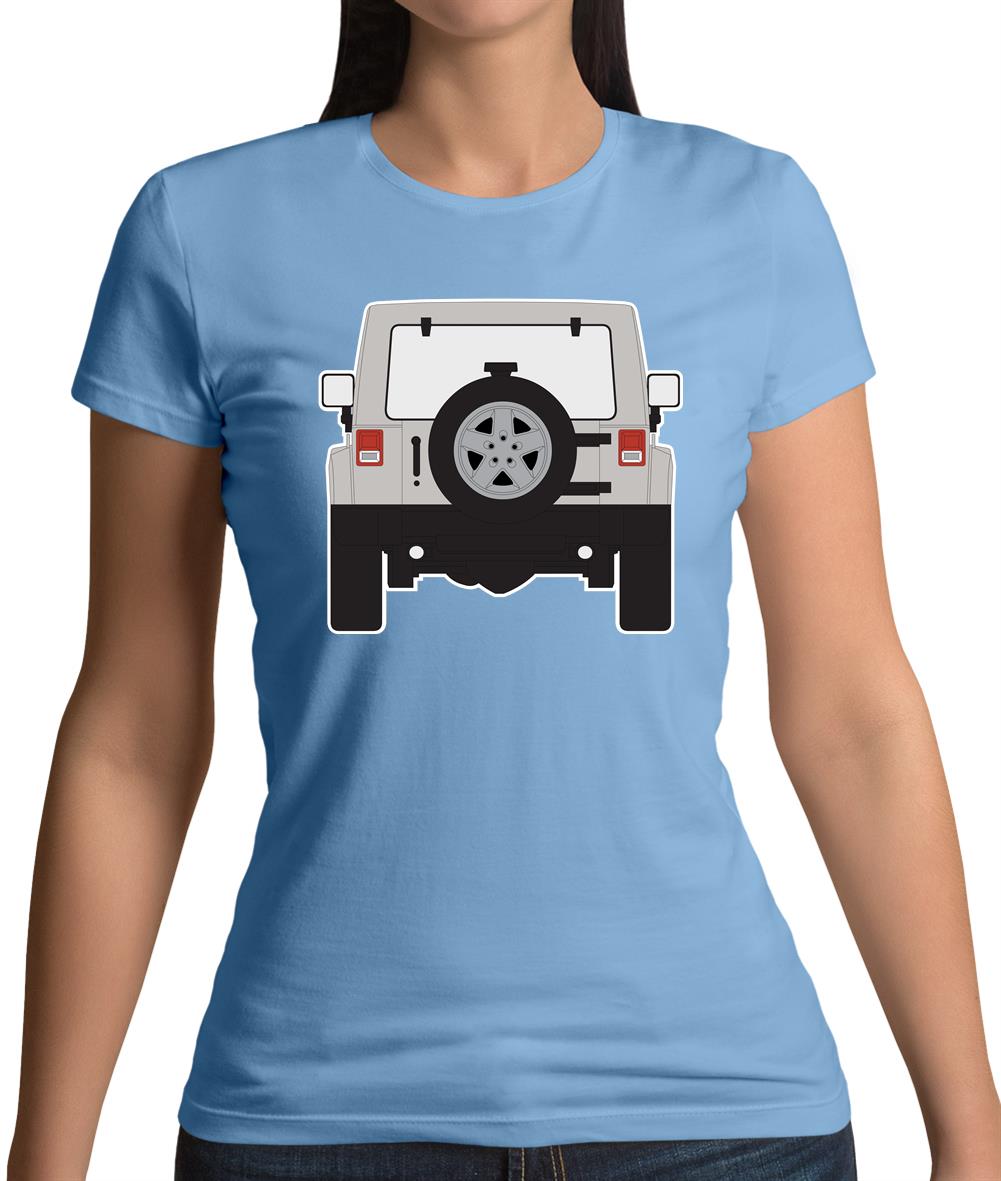 Jw Rear Hyper Grey Stone Womens T-Shirt