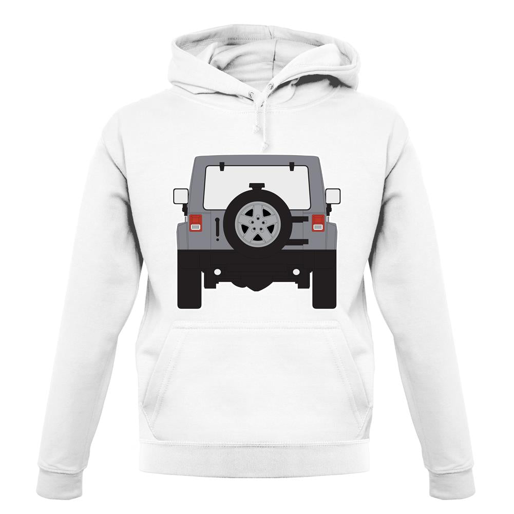 Jw Rear Hyper Silver unisex hoodie