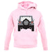 Jw Rear Hyper Silver unisex hoodie