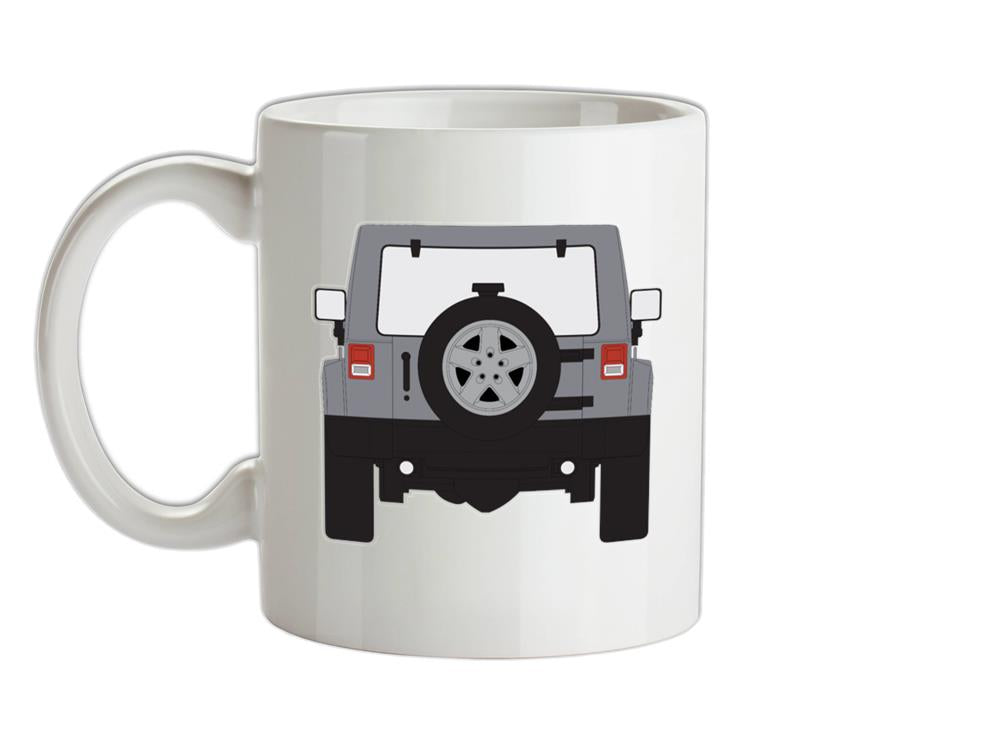 JW Rear Hyper Silver Ceramic Mug
