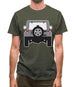 Jw Rear Hyper Silver Mens T-Shirt