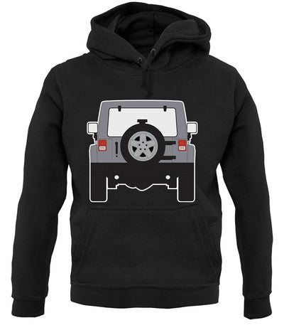 Jw Rear Hyper Silver unisex hoodie