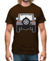 Jw Rear Hyper Silver Mens T-Shirt