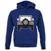 Jw Rear Hyper Silver unisex hoodie