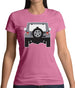 Jw Rear Hyper Silver Womens T-Shirt