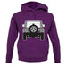 Jw Rear Hyper Silver unisex hoodie