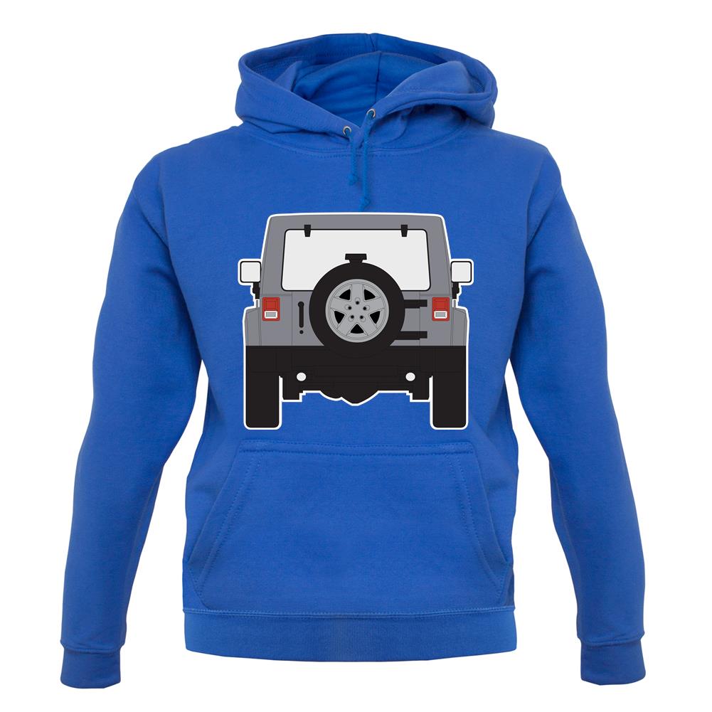 Jw Rear Hyper Silver unisex hoodie