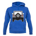 Jw Rear Hyper Silver unisex hoodie