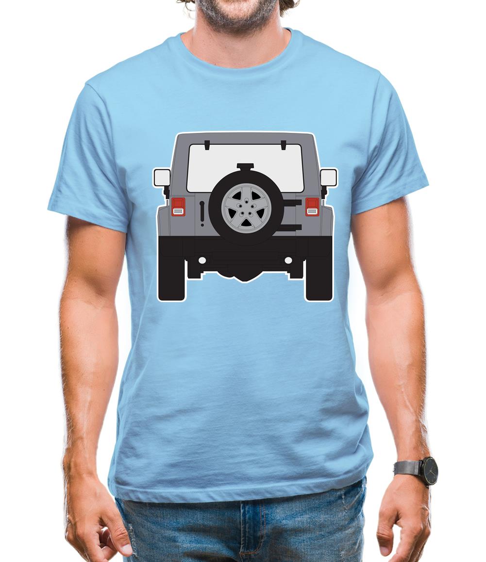 Jw Rear Hyper Silver Mens T-Shirt