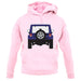 Jw Rear Hyper Purple unisex hoodie