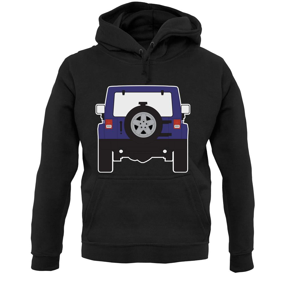 Jw Rear Hyper Purple Unisex Hoodie