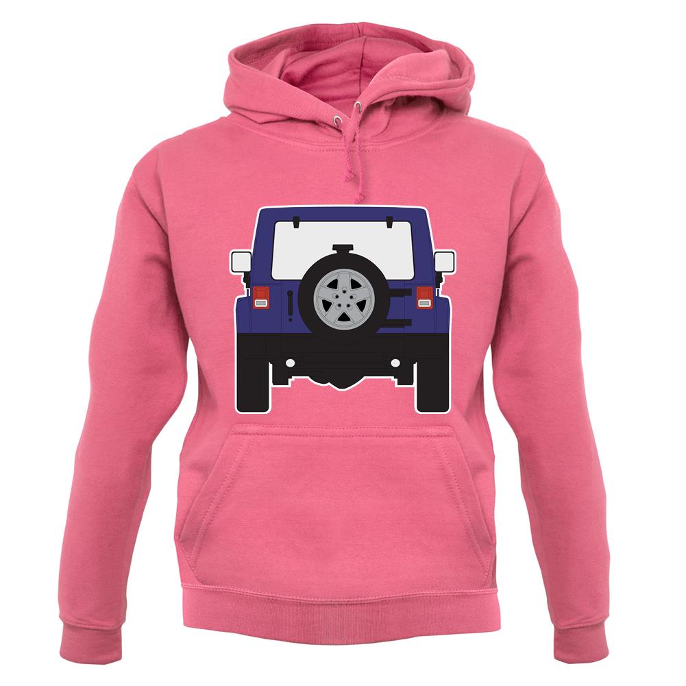 Jw Rear Hyper Purple unisex hoodie