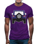 Jw Rear Hyper Purple Mens T-Shirt