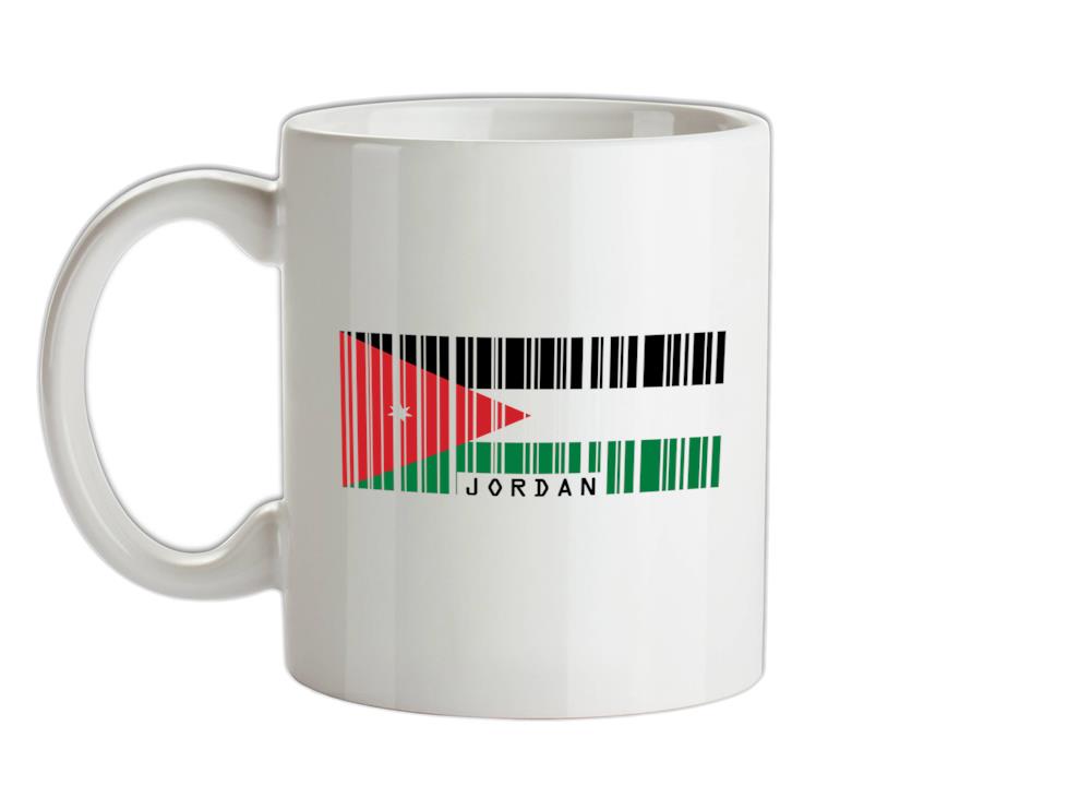 Jordan Barcode Style Flag Ceramic Mug
