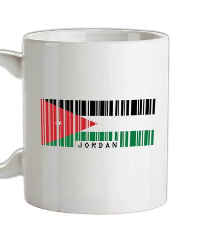 Jordan Barcode Style Flag Ceramic Mug